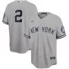 Men's New York Yankees Derek Jeter Nike Gray 2020 Hall of Fame Induction Replica Jersey Men's New York Yankees Derek Jeter Nike Gray 2020 Hall of Fame Induction Replica Jersey