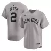 Men's New York Yankees Derek Jeter Nike Gray Away Limited Player Jersey Men's New York Yankees Derek Jeter Nike Gray Away Limited Player Jersey