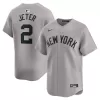 Men's New York Yankees Derek Jeter Nike Gray Away Limited Player Jersey Men's New York Yankees Derek Jeter Nike Gray Away Limited Player Jersey