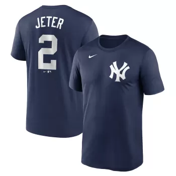 Men's New York Yankees Derek Jeter Nike Navy Legend Name & Number Performance T-Shirt Men's New York Yankees Derek Jeter Nike Navy Legend Name & Number Performance T-Shirt