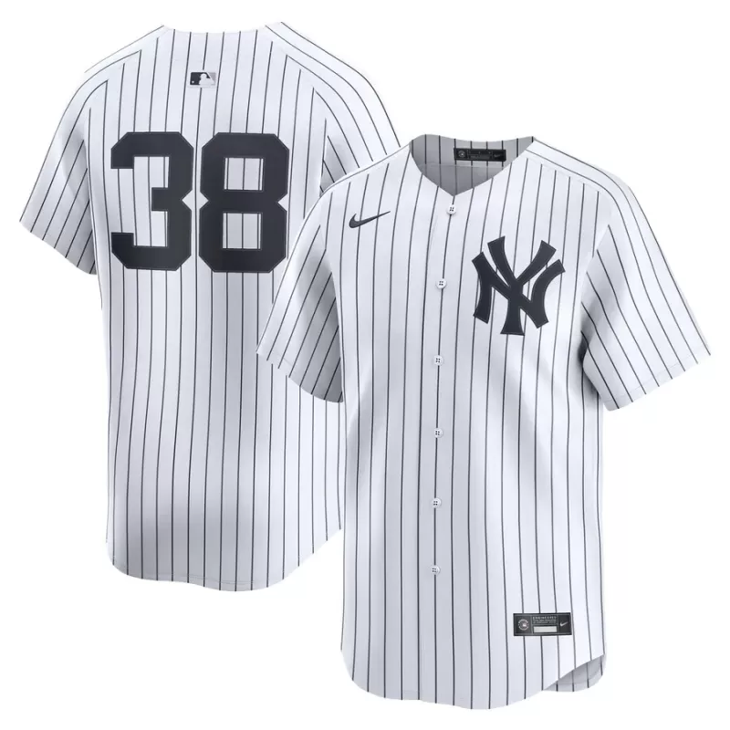 Men's New York Yankees Devin Williams Nike White Home Limited Player Jersey Men's New York Yankees Devin Williams Nike White Home Limited Player Jersey