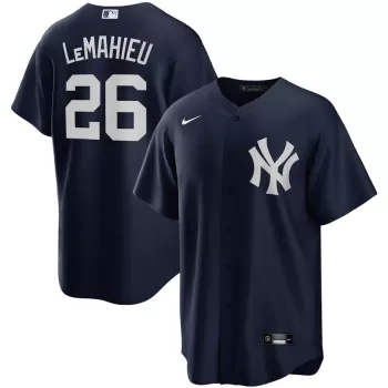 Men's New York Yankees DJ LeMahieu Nike Navy Alternate Replica Player Jersey Men's New York Yankees DJ LeMahieu Nike Navy Alternate Replica Player Jersey