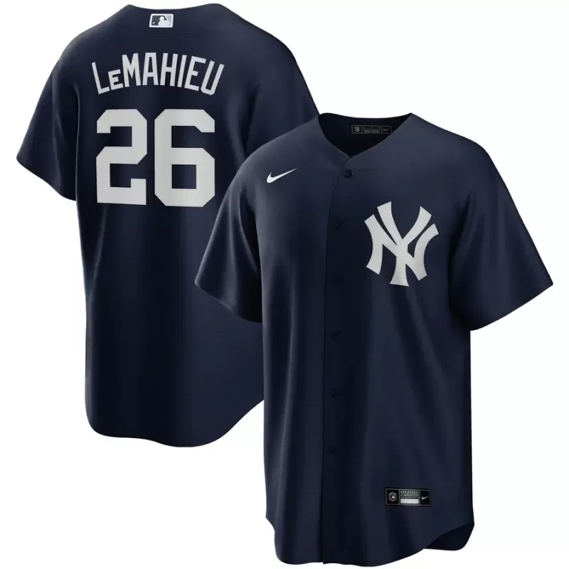 Men's New York Yankees DJ LeMahieu Nike Navy Alternate Replica Player Jersey Men's New York Yankees DJ LeMahieu Nike Navy Alternate Replica Player Jersey