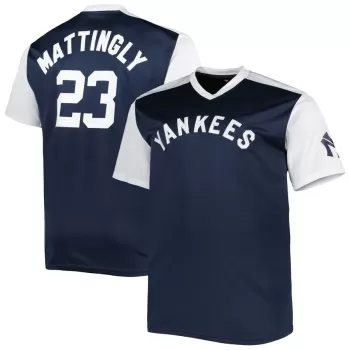 Men's New York Yankees Don Mattingly Navy/White Cooperstown Collection Replica Player Jersey Men's New York Yankees Don Mattingly Navy/White Cooperstown Collection Replica Player Jersey
