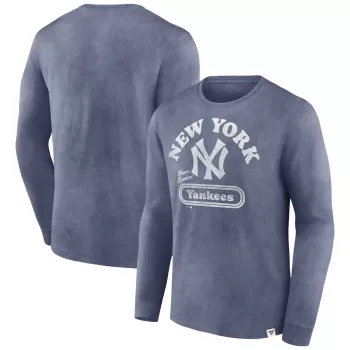 Men's New York Yankees Fanatics Navy Circus Catch Long Sleeve T-Shirt Men's New York Yankees Fanatics Navy Circus Catch Long Sleeve T-Shirt