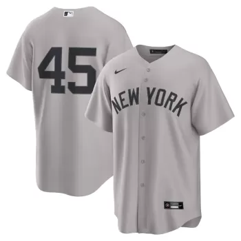 Men's New York Yankees Gerrit Cole Nike Gray Alternate Replica 2.0 Player Jersey Men's New York Yankees Gerrit Cole Nike Gray Alternate Replica 2.0 Player Jersey