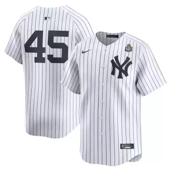 Men's New York Yankees Gerrit Cole Nike White 2024 World Series Limited Player Jersey Men's New York Yankees Gerrit Cole Nike White 2024 World Series Limited Player Jersey