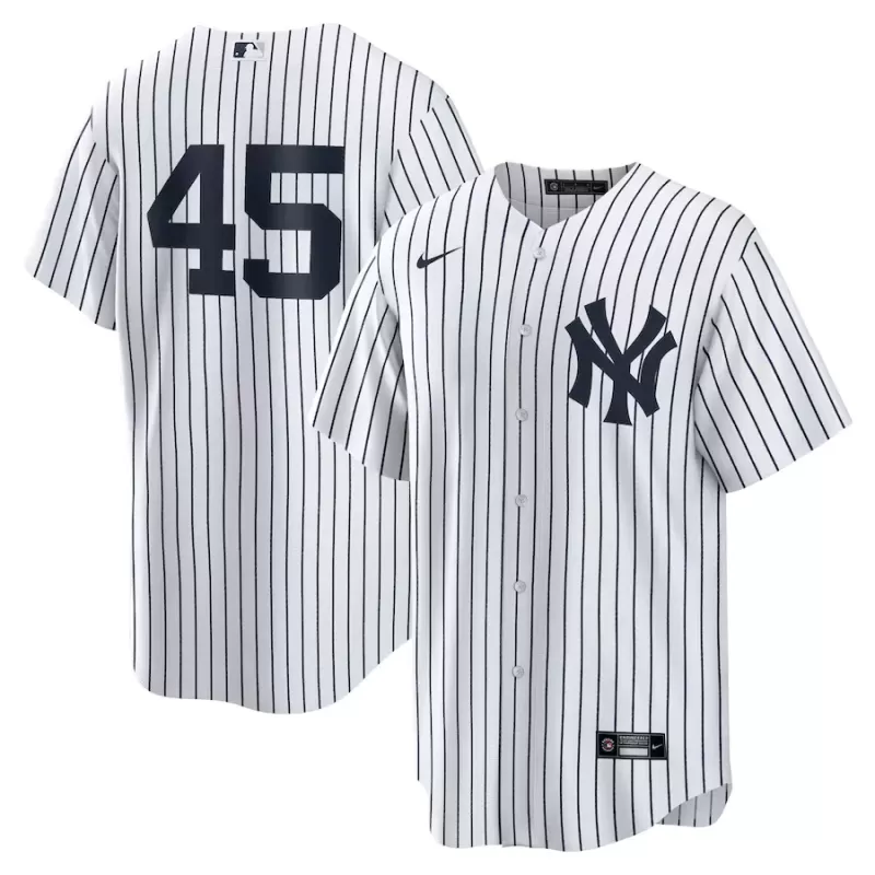 Men's New York Yankees Gerrit Cole Nike White Home Replica Player Jersey