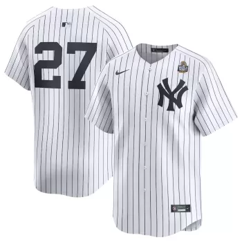 Men's New York Yankees Giancarlo Stanton Nike White 2024 World Series Limited Player Jersey Men's New York Yankees Giancarlo Stanton Nike White 2024 World Series Limited Player Jersey