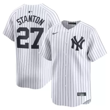 Men's New York Yankees Giancarlo Stanton Nike White Home Limited Player Jersey Men's New York Yankees Giancarlo Stanton Nike White Home Limited Player Jersey