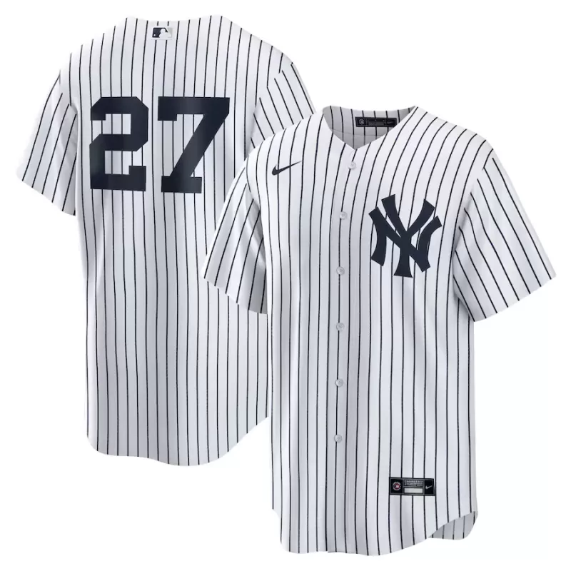 Men's New York Yankees Giancarlo Stanton Nike White Home Replica Player Jersey Men's New York Yankees Giancarlo Stanton Nike White Home Replica Player Jersey