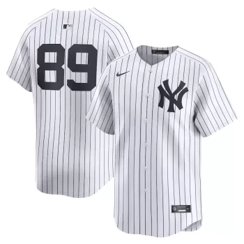 Men's New York Yankees Jasson Domínguez Nike White Home Limited Player Jersey Men's New York Yankees Jasson Domínguez Nike White Home Limited Player Jersey