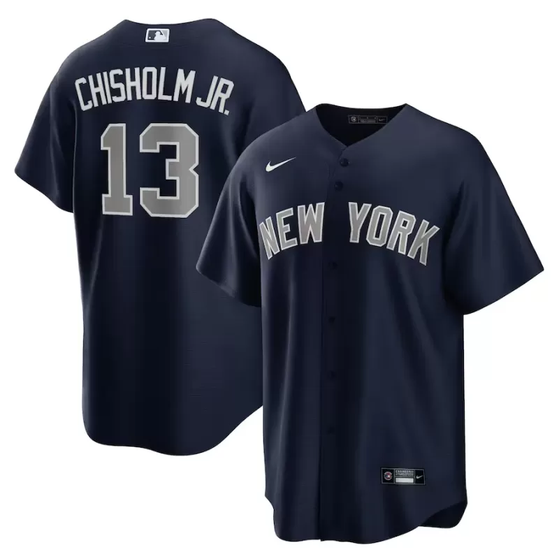 Men's New York Yankees Jazz Chisholm Jr. Nike Navy Alternate, 1st Replica Player Jersey Men's New York Yankees Jazz Chisholm Jr. Nike Navy Alternate, 1st Replica Player Jersey