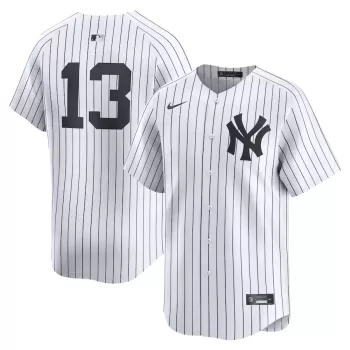 Men's New York Yankees Jazz Chisholm Jr. Nike White Home Limited Player Jersey Men's New York Yankees Jazz Chisholm Jr. Nike White Home Limited Player Jersey