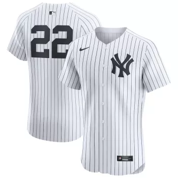 Men's New York Yankees Juan Soto Nike White Home Elite Player Jersey Men's New York Yankees Juan Soto Nike White Home Elite Player Jersey