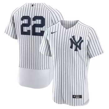 Men's New York Yankees Juan Soto Nike White Home Authentic Player Jersey Men's New York Yankees Juan Soto Nike White Home Authentic Player Jersey