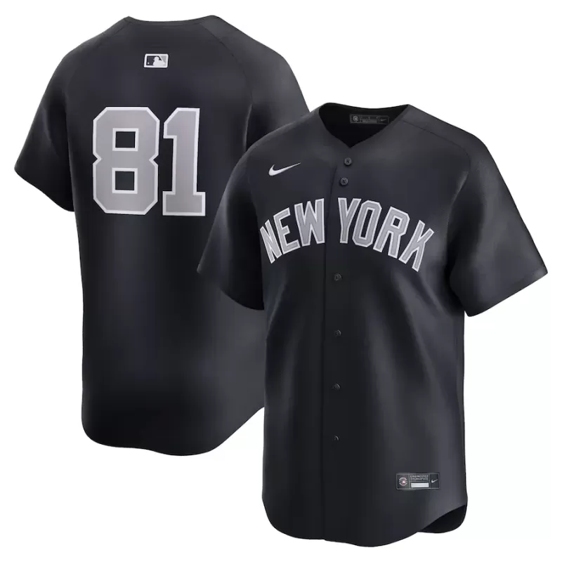 Men's New York Yankees Luis Gil Nike Navy Alternate Limited Player Jersey Men's New York Yankees Luis Gil Nike Navy Alternate Limited Player Jersey