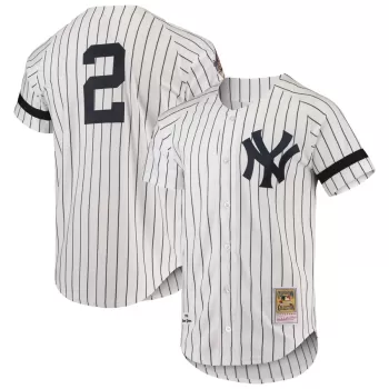 Men's New York Yankees Mitchell & Ness White Cooperstown Collection 1996 Authentic Home Jersey Men's New York Yankees Mitchell & Ness White Cooperstown Collection 1996 Authentic Home Jersey