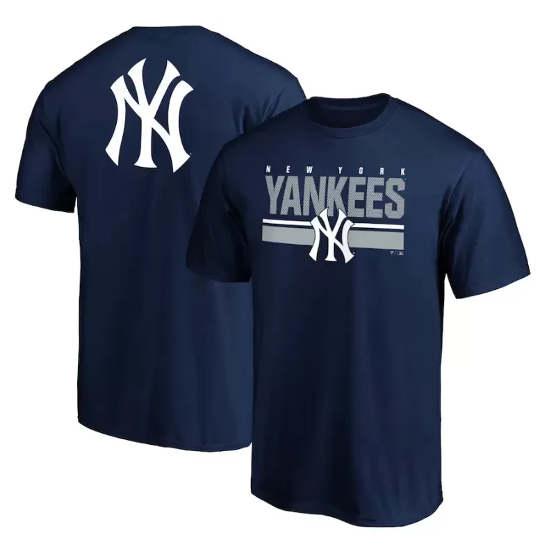 Men's New York Yankees Navy End Game Team Logo T-Shirt Men's New York Yankees Navy End Game Team Logo T-Shirt