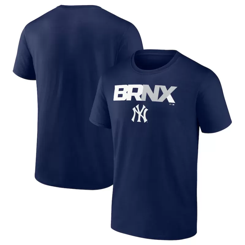 Men's New York Yankees Navy Hometown BRNX T-Shirt Men's New York Yankees Navy Hometown BRNX T-Shirt