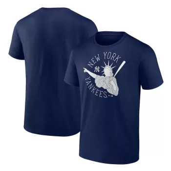 Men's New York Yankees Navy Hometown Collection Liberty Point T-Shirt Men's New York Yankees Navy Hometown Collection Liberty Point T-Shirt