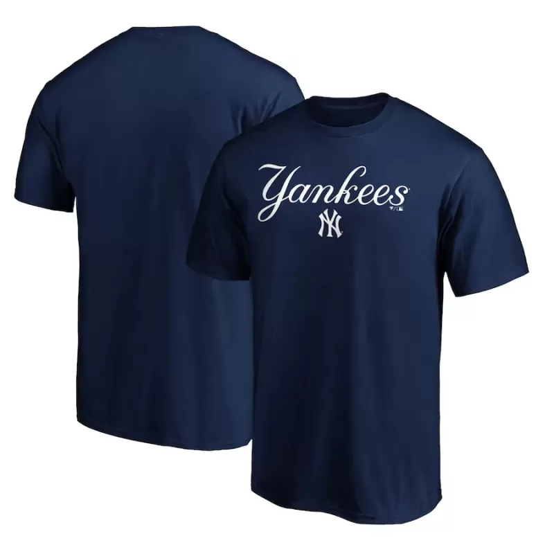 Men's New York Yankees Navy Series Sweep T-Shirt Men's New York Yankees Navy Series Sweep T-Shirt