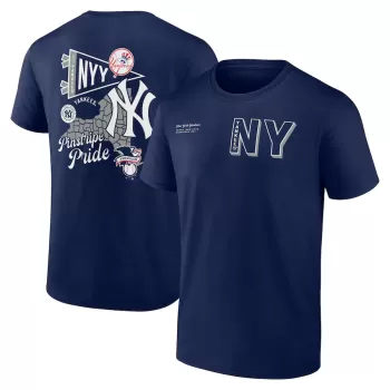 Men's New York Yankees Navy Split Zone T-Shirt