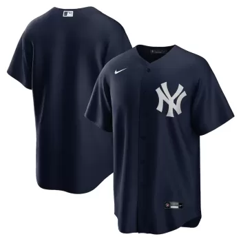 Men's New York Yankees Nike Navy Alternate Replica Team Jersey Men's New York Yankees Nike Navy Alternate Replica Team Jersey