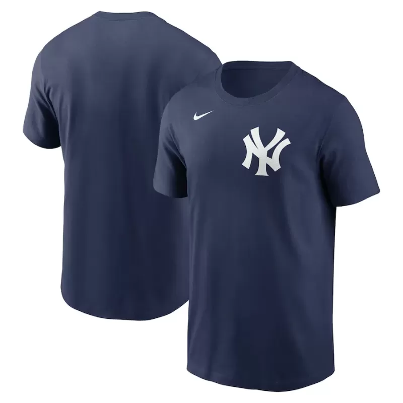 Men's New York Yankees Nike Navy Fuse Wordmark T-Shirt Men's New York Yankees Nike Navy Fuse Wordmark T-Shirt