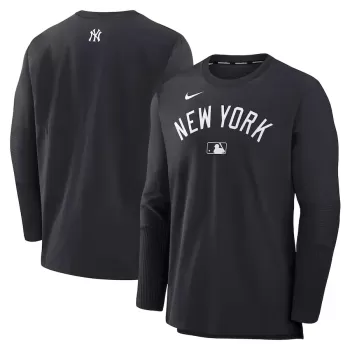 Men's New York Yankees Nike Navy/Navy Authentic Collection Player Lightweight Performance Long Sleeve Top Men's New York Yankees Nike Navy/Navy Authentic Collection Player Lightweight Performance Long Sleeve Top