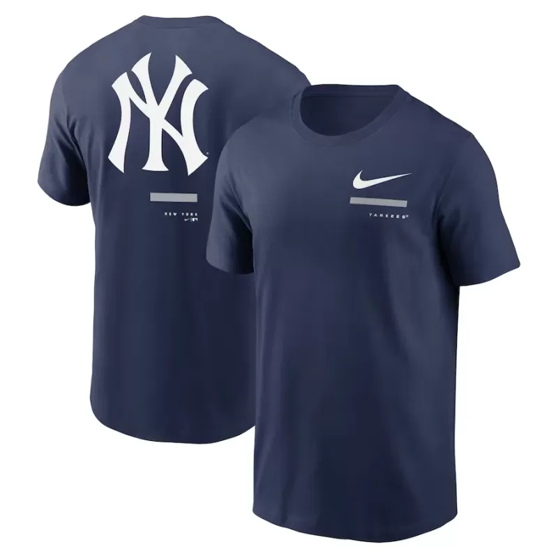 Men's New York Yankees Nike Navy Over the Shoulder T-Shirt Men's New York Yankees Nike Navy Over the Shoulder T-Shirt