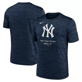 Men's New York Yankees Nike Navy Velocity Performance T-Shirt Men's New York Yankees Nike Navy Velocity Performance T-Shirt