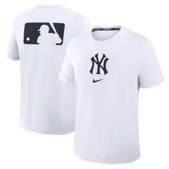 Men's New York Yankees Nike White Authentic Collection Early Work Tri-Blend Performance T-Shirt Men's New York Yankees Nike White Authentic Collection Early Work Tri-Blend Performance T-Shirt