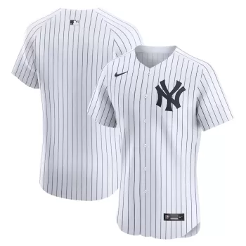 Men's New York Yankees Nike White Home Elite Jersey Men's New York Yankees Nike White Home Elite Jersey