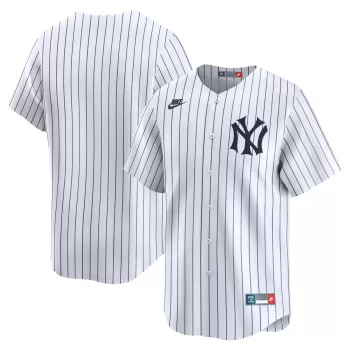 Men's New York Yankees Nike White Throwback Cooperstown Collection Limited Jersey Men's New York Yankees Nike White Throwback Cooperstown Collection Limited Jersey