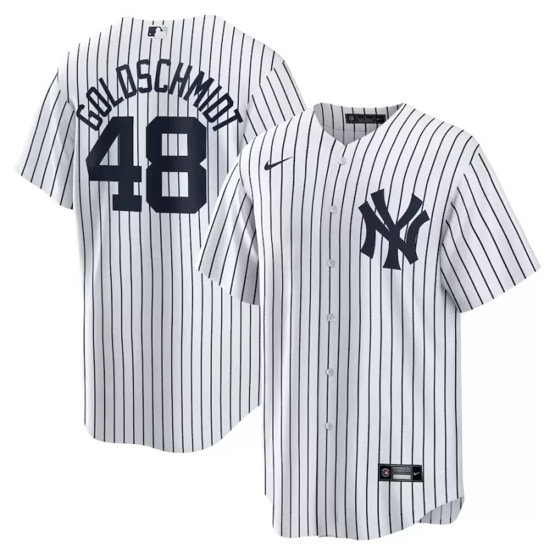 Men's New York Yankees Paul Goldschmidt Nike White Home Replica Jersey Men's New York Yankees Paul Goldschmidt Nike White Home Replica Jersey