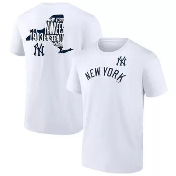 Men's New York Yankees White Team Hot Shot T-Shirt