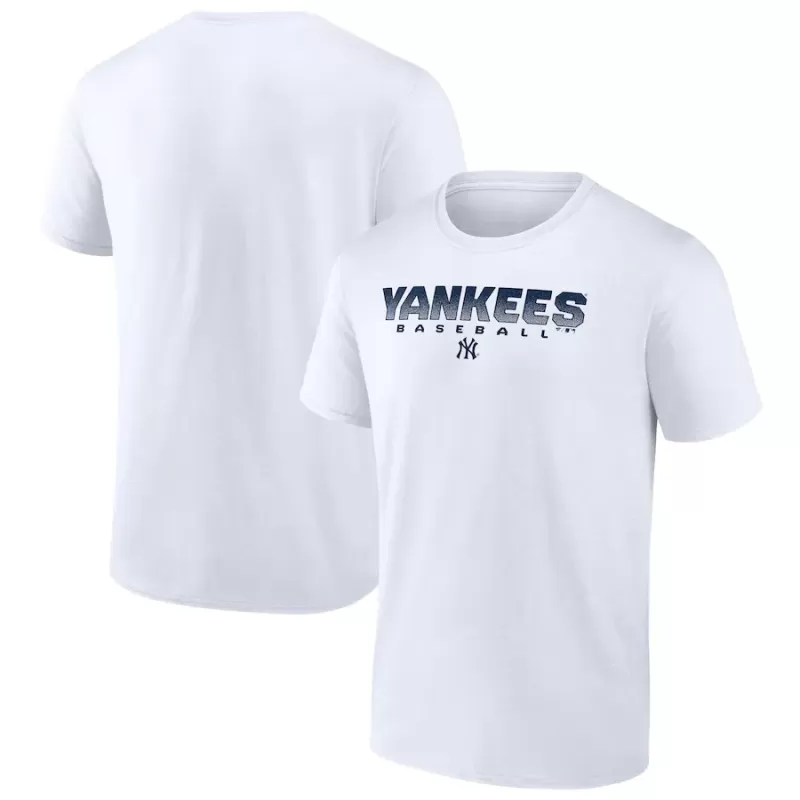 Men's New York Yankees White Utility Player T-Shirt Men's New York Yankees White Utility Player T-Shirt