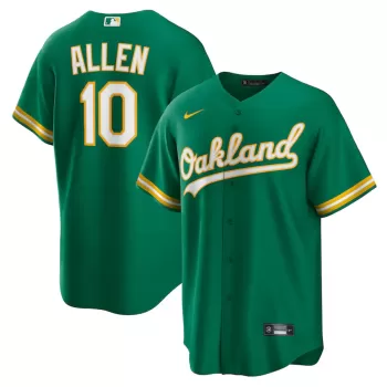 Men's Oakland Athletics Nick Allen Nike Kelly Green Alternate Replica Jersey Men's Oakland Athletics Nick Allen Nike Kelly Green Alternate Replica Jersey