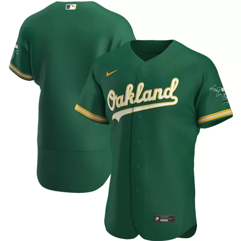 Men's Oakland Athletics Nike Kelly Green Authentic Team Jersey Men's Oakland Athletics Nike Kelly Green Authentic Team Jersey