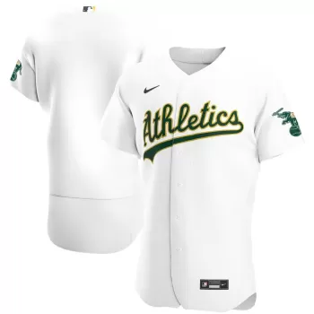 Men's Oakland Athletics Nike White Home Authentic Team Jersey Men's Oakland Athletics Nike White Home Authentic Team Jersey