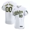 Men's Oakland Athletics Nike White Home Elite Custom Jersey Men's Oakland Athletics Nike White Home Elite Custom Jersey