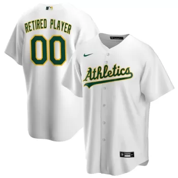 Men's Oakland Athletics Nike White Home Pick-A-Player Retired Roster Replica Jersey Men's Oakland Athletics Nike White Home Pick-A-Player Retired Roster Replica Jersey