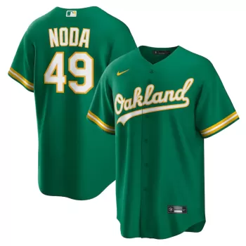 Men's Oakland Athletics Ryan Noda Nike Kelly Green Alternate Replica Jersey Men's Oakland Athletics Ryan Noda Nike Kelly Green Alternate Replica Jersey