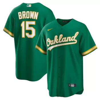 Men's Oakland Athletics Seth Brown Nike Kelly Green Alternate Replica Jersey Men's Oakland Athletics Seth Brown Nike Kelly Green Alternate Replica Jersey