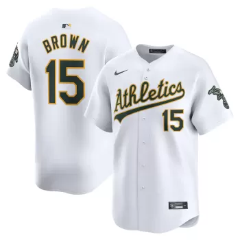 Men's Oakland Athletics Seth Brown Nike White Home Limited Player Jersey Men's Oakland Athletics Seth Brown Nike White Home Limited Player Jersey