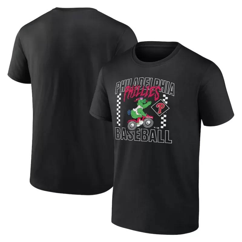 Men's Philadelphia Phillies Black MX T-Shirt Men's Philadelphia Phillies Black MX T-Shirt