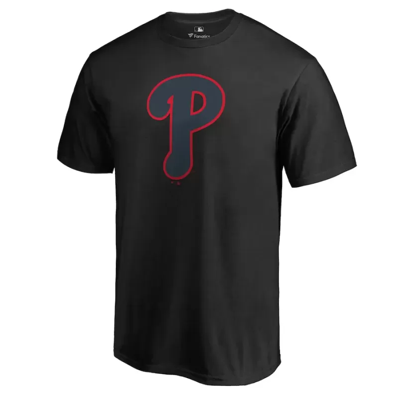 Men's Philadelphia Phillies Black Taylor T-Shirt Men's Philadelphia Phillies Black Taylor T-Shirt