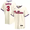 Men's Philadelphia Phillies Bryce Harper Nike Cream Alternate Replica Player Name Jersey Men's Philadelphia Phillies Bryce Harper Nike Cream Alternate Replica Player Name Jersey
