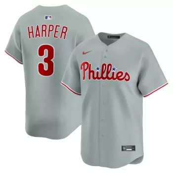 Men's Philadelphia Phillies Bryce Harper Nike Gray Alternate Limited Player Jersey Men's Philadelphia Phillies Bryce Harper Nike Gray Alternate Limited Player Jersey